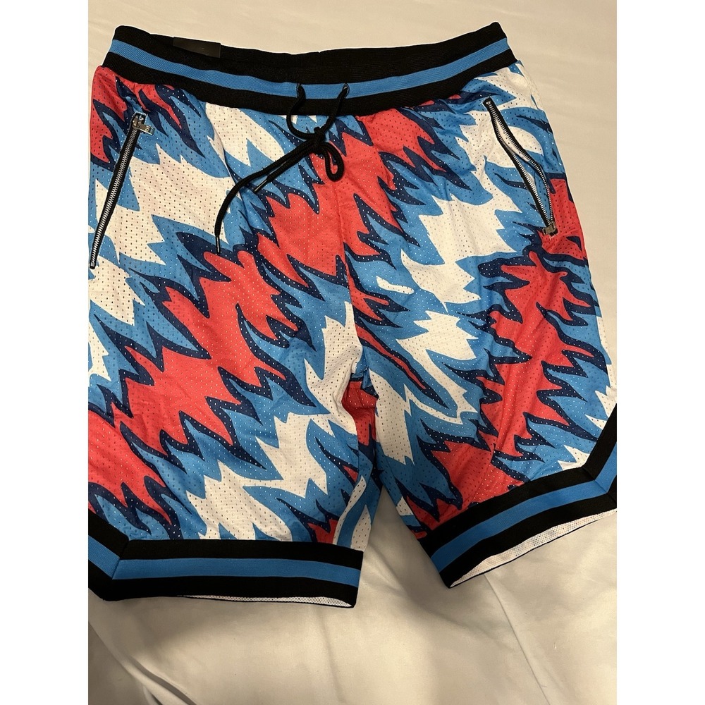 Rebel Minds Board Shorts Trunks Swim With Zipper Pockets NWT XL